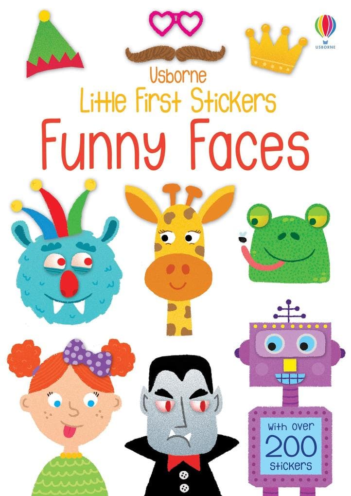 Funny faces. Little first stickers. Con adesivi