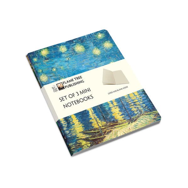 Vincent Van Gogh Set of 3 Mini Notebooks