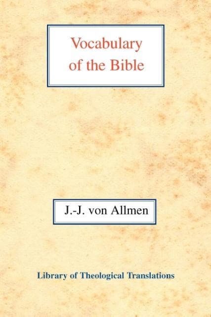 Vocabulary of the Bible