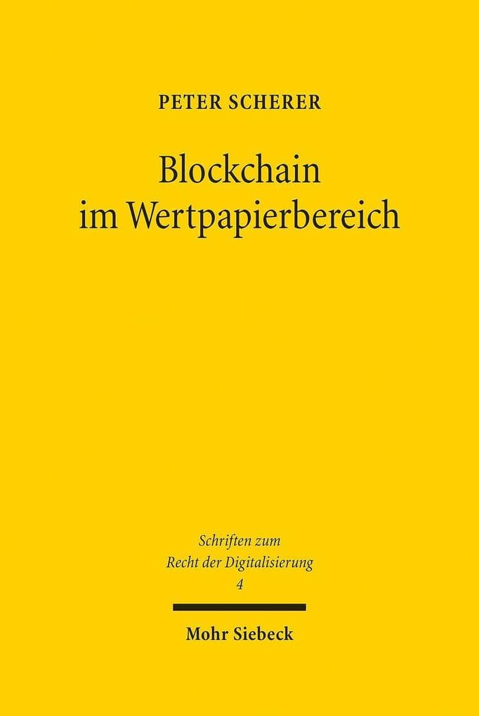 Blockchain im Wertpapierbereich