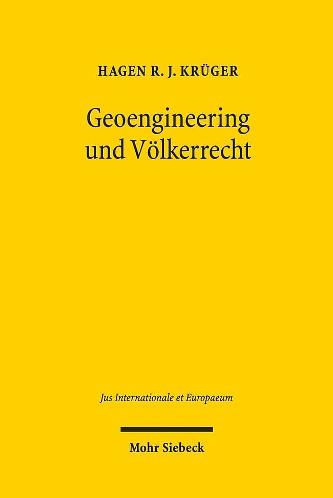 Geoengineering und Völkerrecht