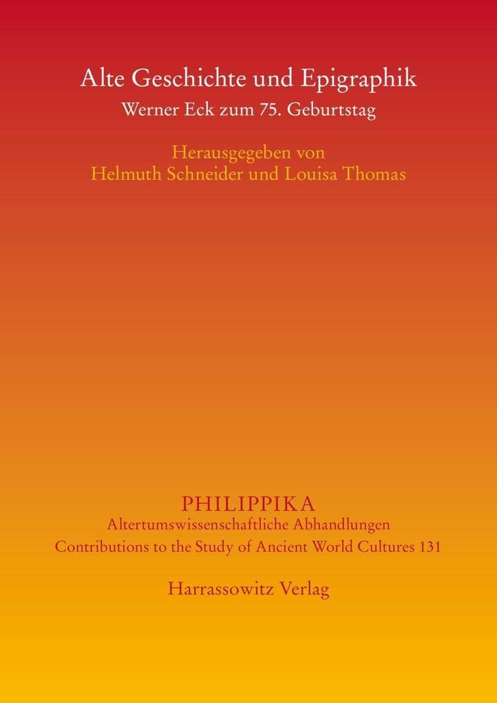 Alte Geschichte und Epigraphik