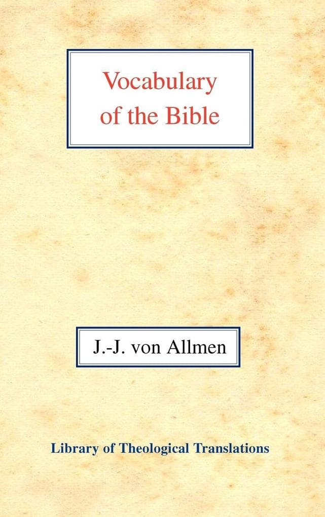 Vocabulary of the Bible