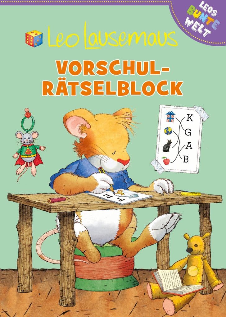 Leo Lausemaus Vorschul-Rätselblock