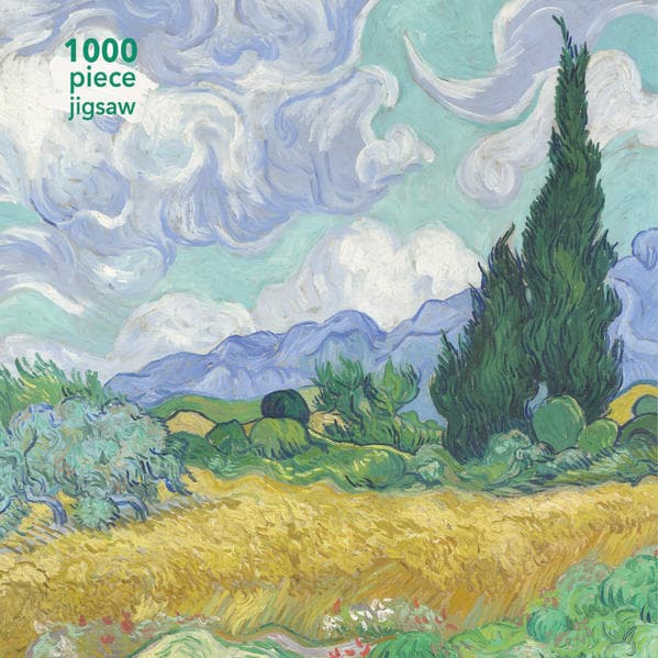 Adult Jigsaw Puzzle Vincent Van Gogh: Wheatfield with Cypress