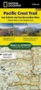 Pacific Crest Trail: San Gabriel and San Bernardino Mountains Map [Vasquez Rocks to San Gorgonio Pass]