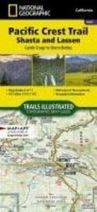 Pacific Crest Trail: Shasta and Lassen Map [Castle Crags to Sierra Buttes]