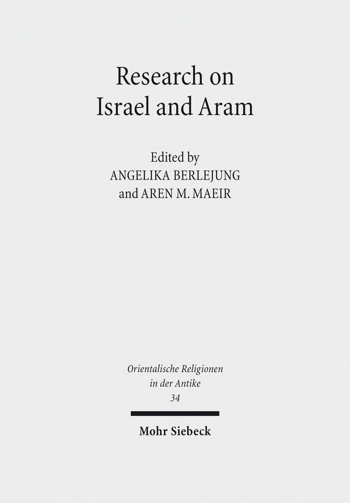 Research on Israel and Aram