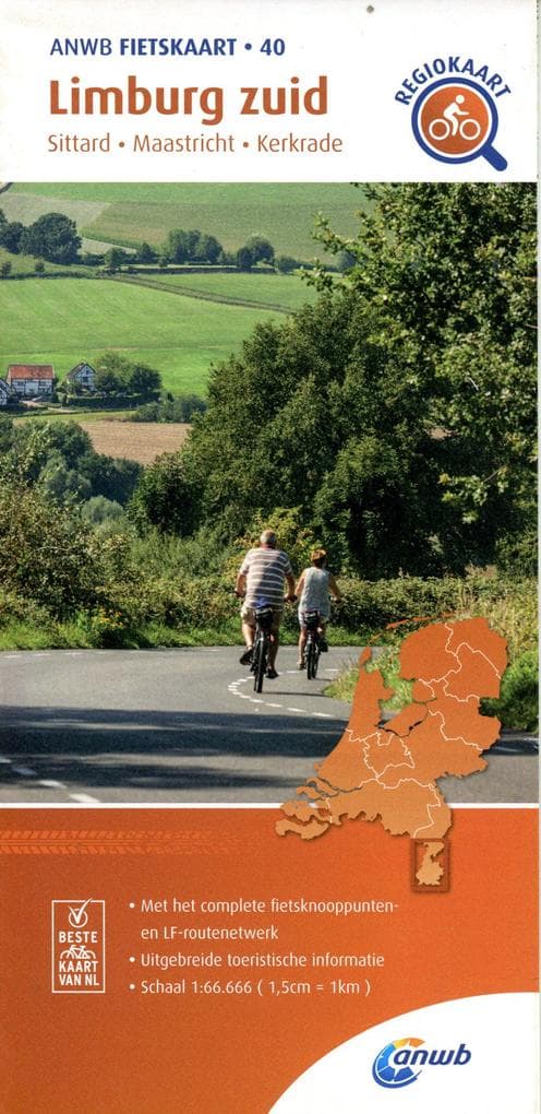 Limburg zuid (Sittard/Maastricht/Kerkrade) 1:66 000