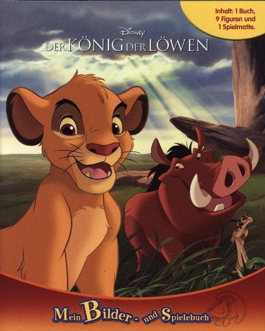 König der Löwen, Spielbuch + 8-10 Spielfiguren + Spielmatte