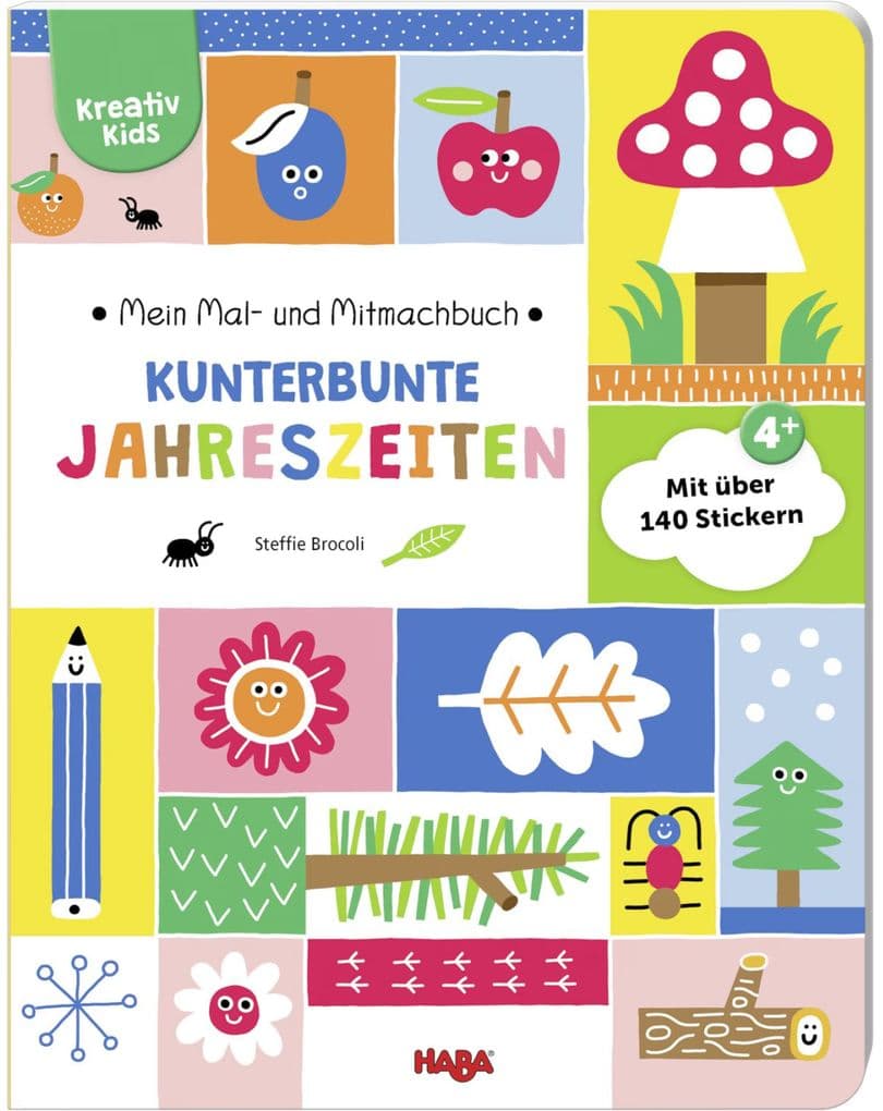Mein Mal- und Mitmachbuch - Kunterbunte Jahreszeiten