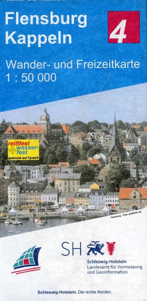 Wander- und Freizeitkarte Flensburg Kappeln