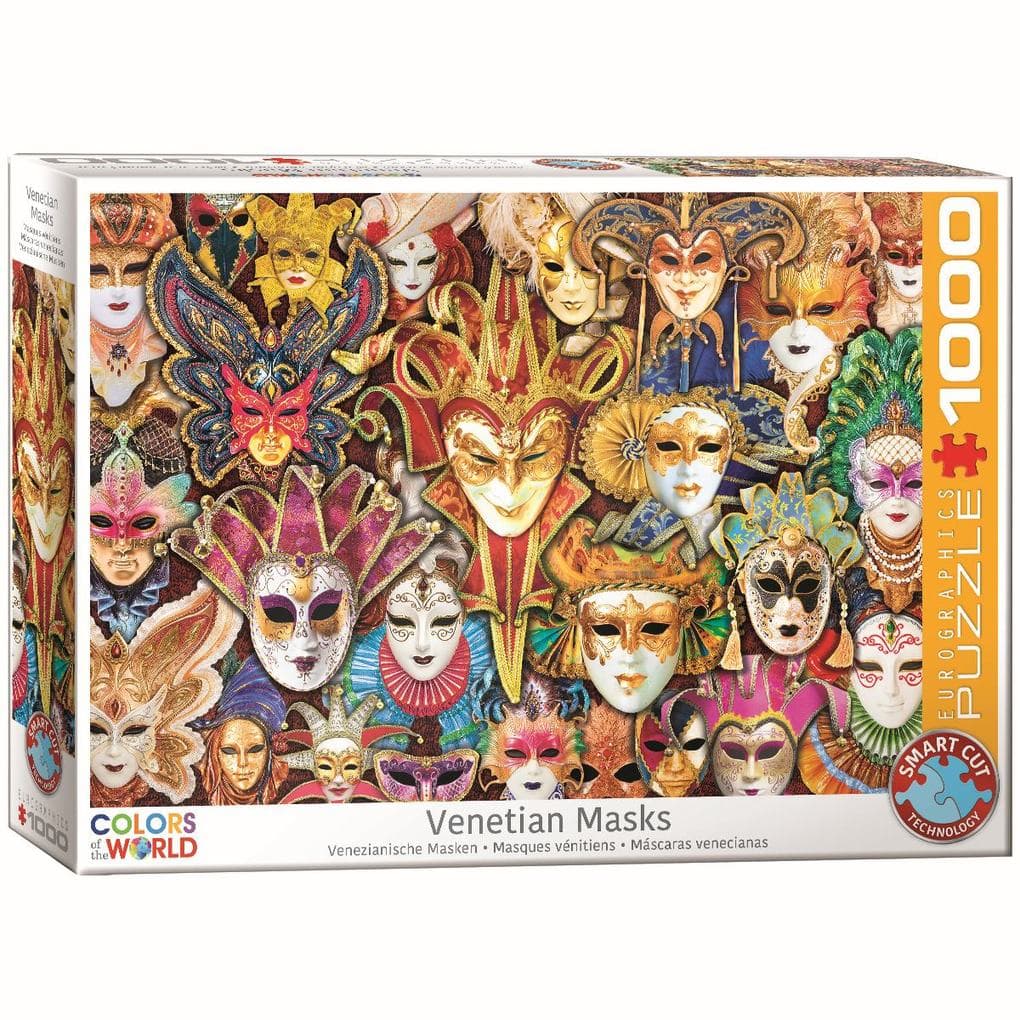 Eurographics 6000-5534 - Venezische Masken, Puzzle, 1.000 Teile