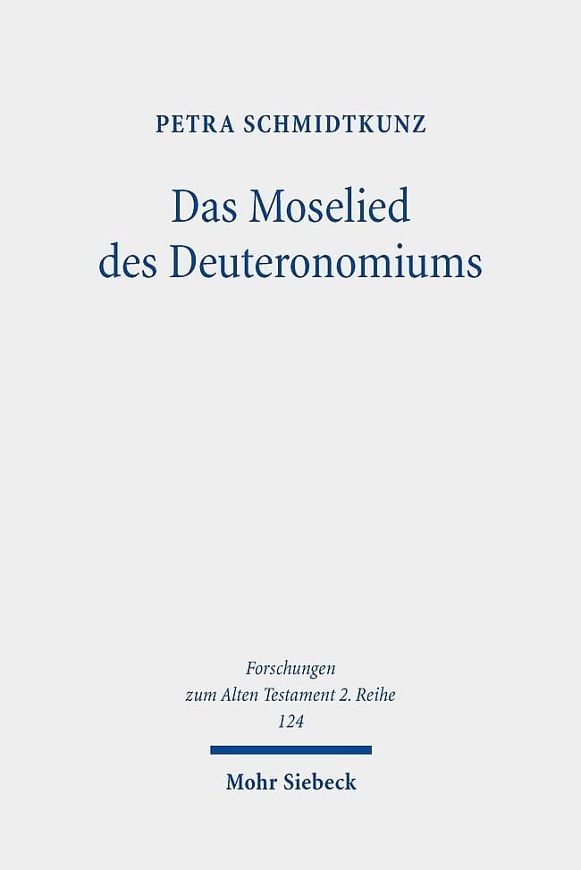 Das Moselied des Deuteronomiums