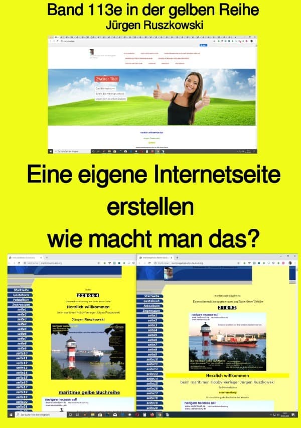 Eine eigene Internetseite erstellen - wie macht man das? - Band 113e farbig in der gelben Reihe bei: Band 113e in der gelben Reihe