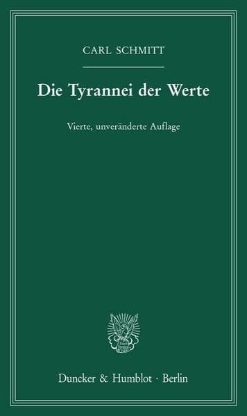 Die Tyrannei der Werte.