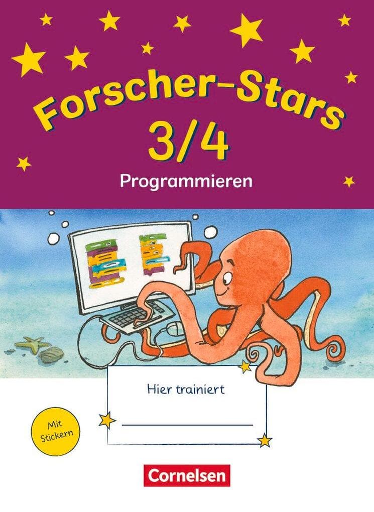 Forscher-Stars 3./4. Schuljahr. Sachunterricht - Programmieren - Übungsheft mit Lösungen
