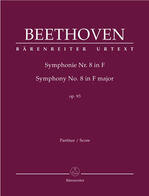 Symphonie Nr. 8 F-Dur op. 93, Partitur