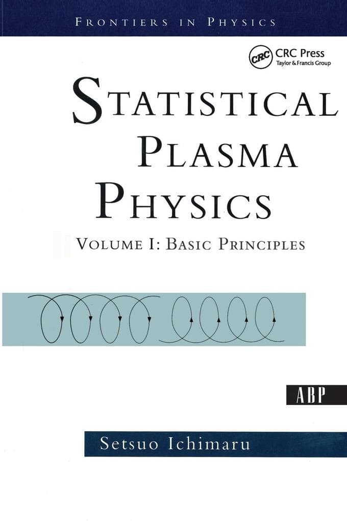 Statistical Plasma Physics, Volume I