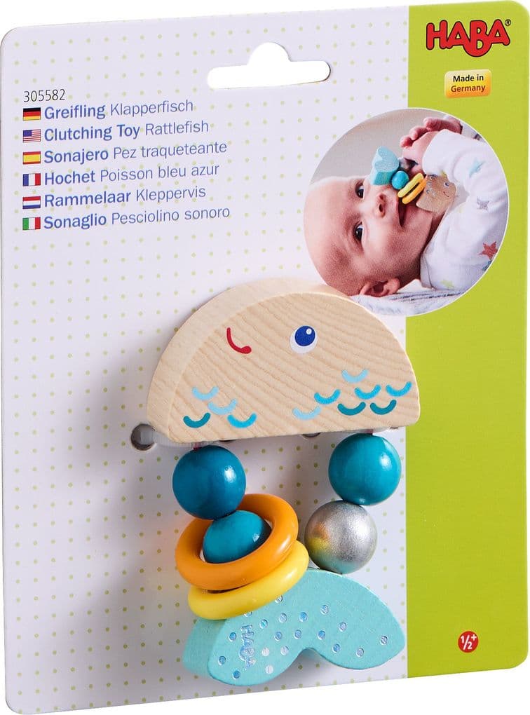 HABA - Greifling Klapperfisch