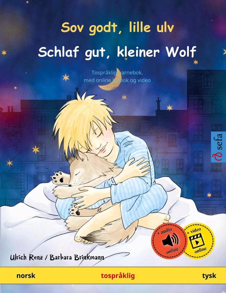 Sov godt, lille ulv - Schlaf gut, kleiner Wolf (norsk - tysk)