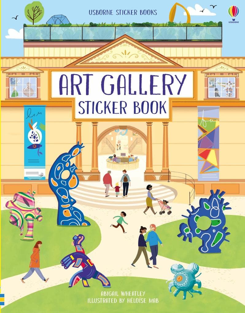 Art gallery sticker book. Con adesivi