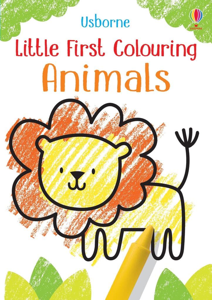 Animals. Little first colouring