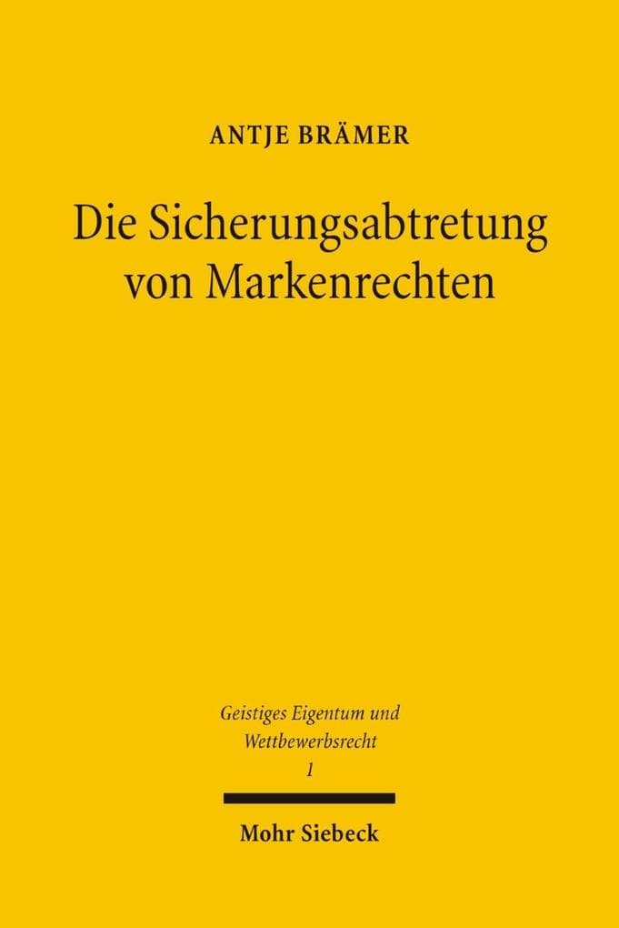 Die Sicherungsabtretung von Markenrechten
