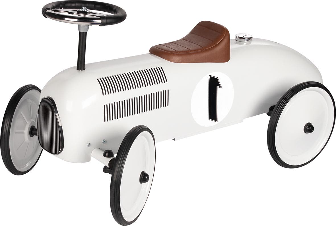 Goki 14175 - Rutscherfahrzeug weiß