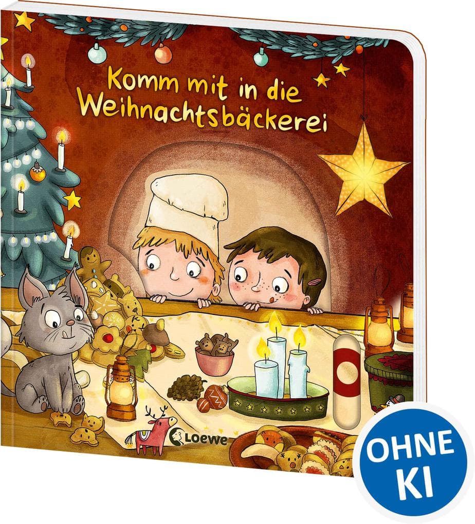 Komm mit in die Weihnachtsbäckerei: Pappbilderbuch ab 2 Jahre