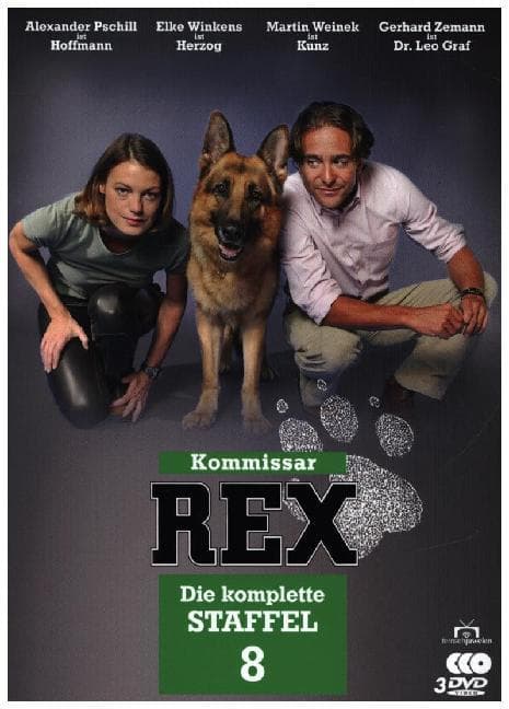 Kommissar Rex - Die komplette 8. Staffel (3 DVDs)