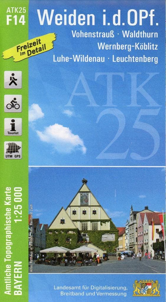 ATK25-F14 Weiden i.d.OPf. (Amtliche Topographische Karte 1:25000)