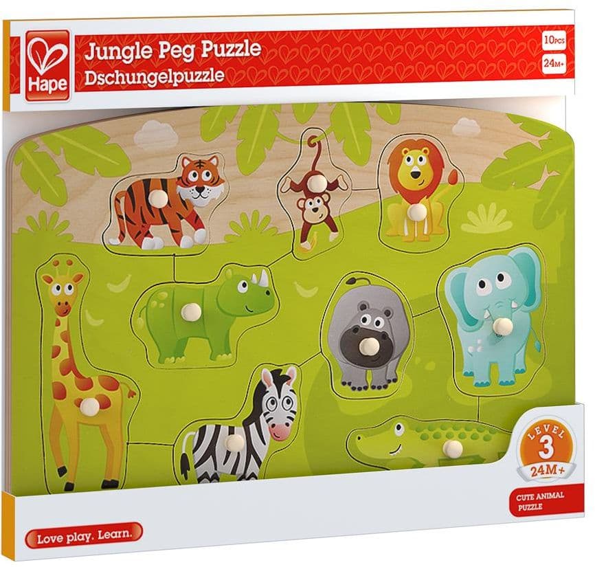 Dschungelpuzzle / 10 Teile