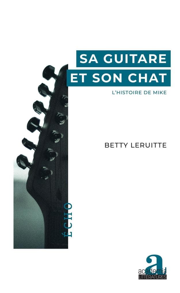 Sa guitare et son chat.