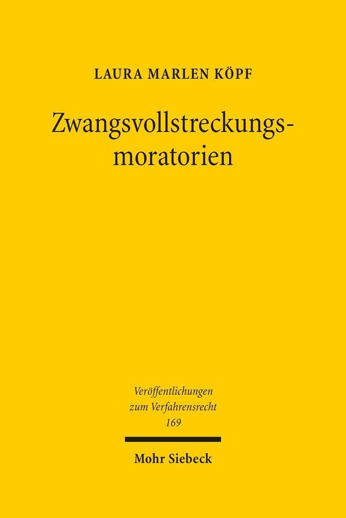 Zwangsvollstreckungsmoratorien