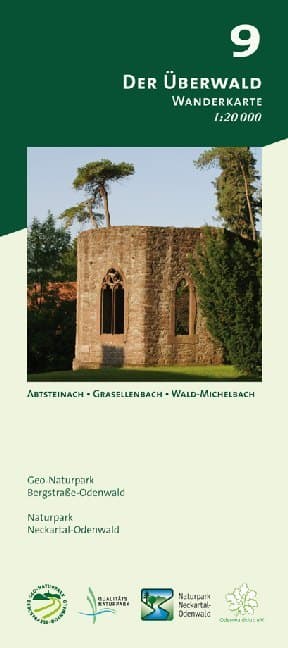 Odenwald Freizeitkarte Der Überwald