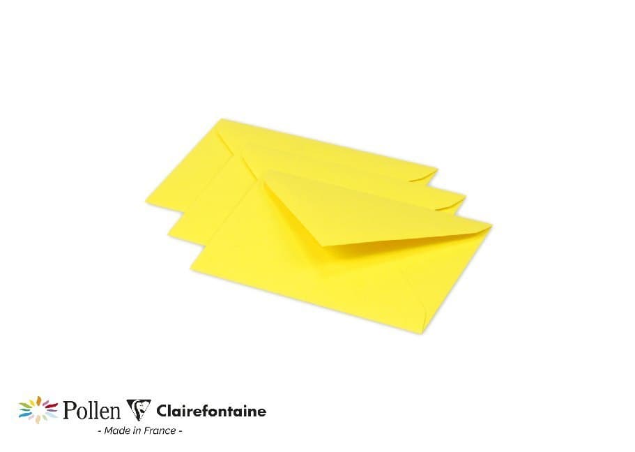 Umschlag Pollen Mini 75 x 100 mm 120g 20 Stück, Sonne