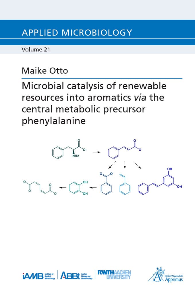 Microbial catalysis of renewable resources into aromatics via the central metabolic precursor phenyl