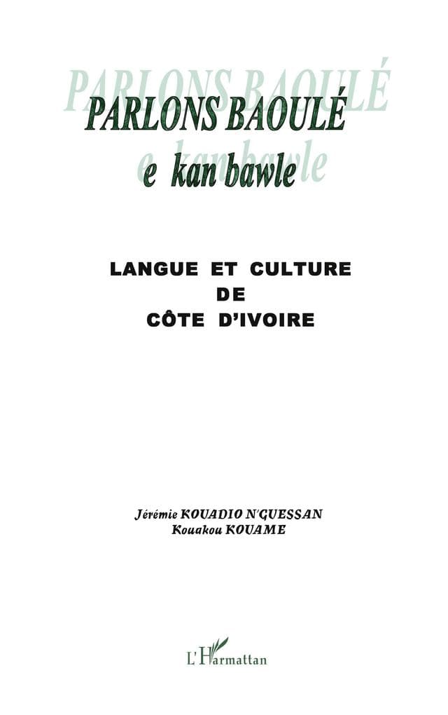 Parlons Baoulé