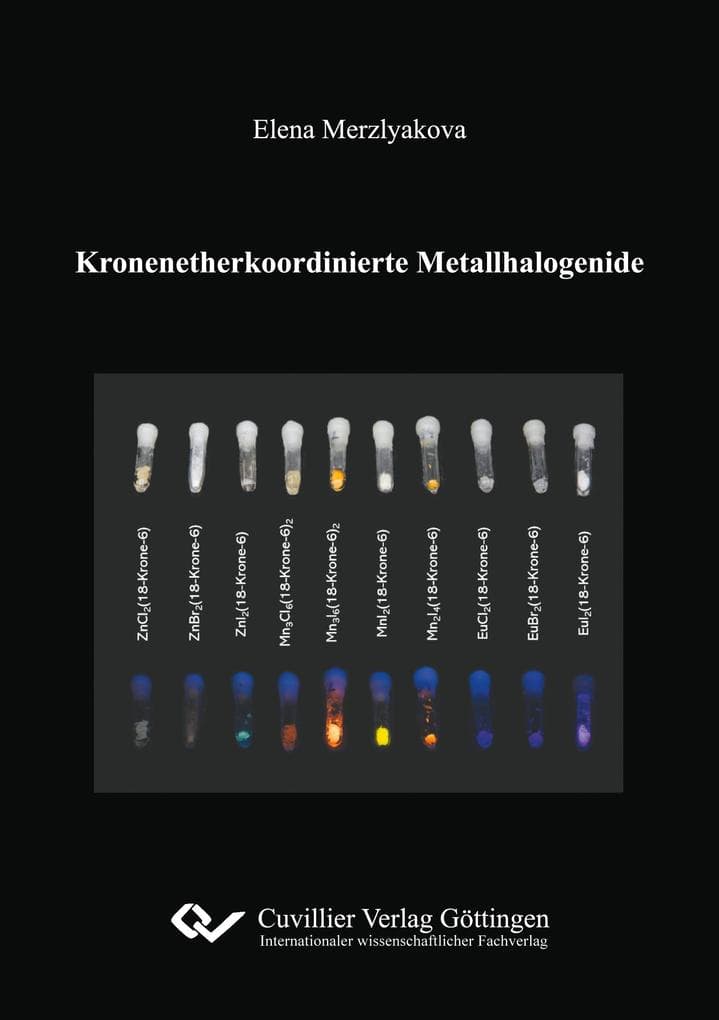 Kronenetherkoordinierte Metallhalogenide