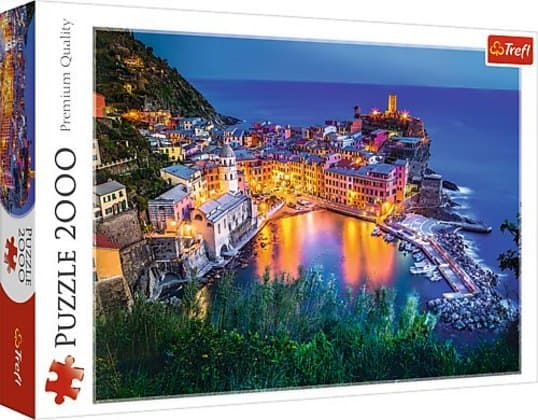 Gemeinde Vernazza in der Dämmerung (Puzzle)