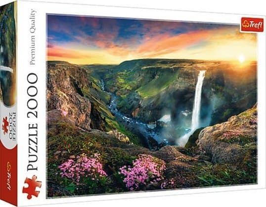 Haifoss Wasserfall (Puzzle)