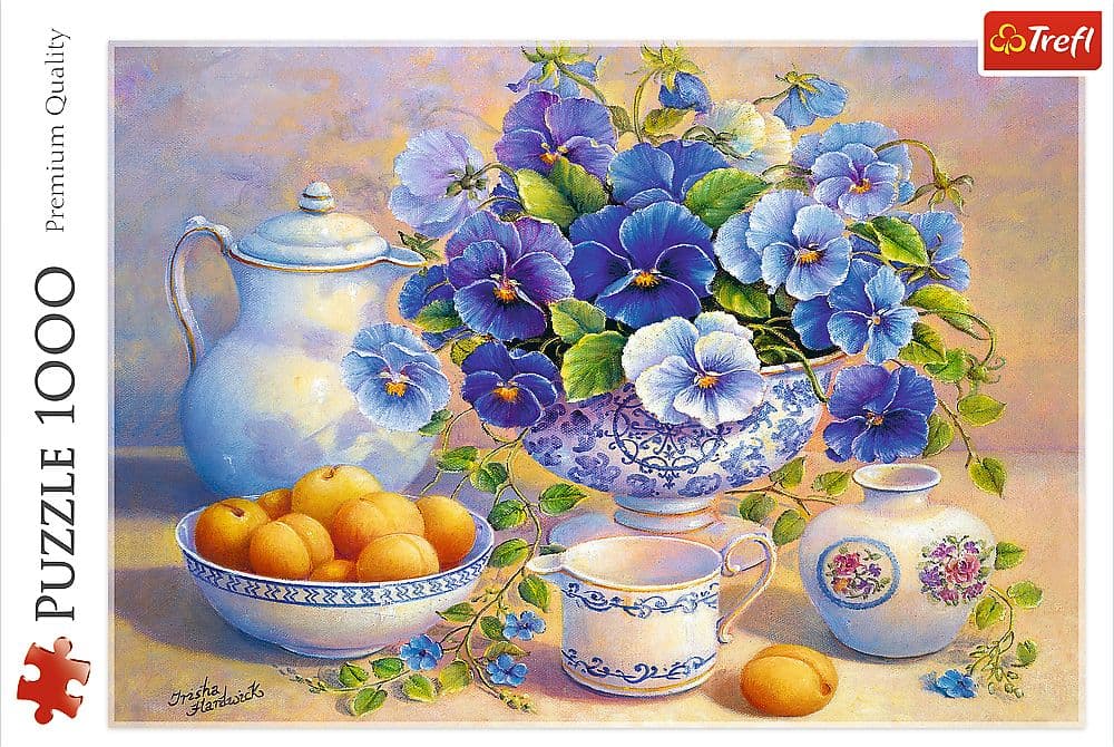 Trefl - Puzzle - Blauer Strauß, 1000 Teile