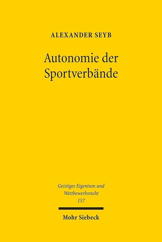 Autonomie der Sportverbände
