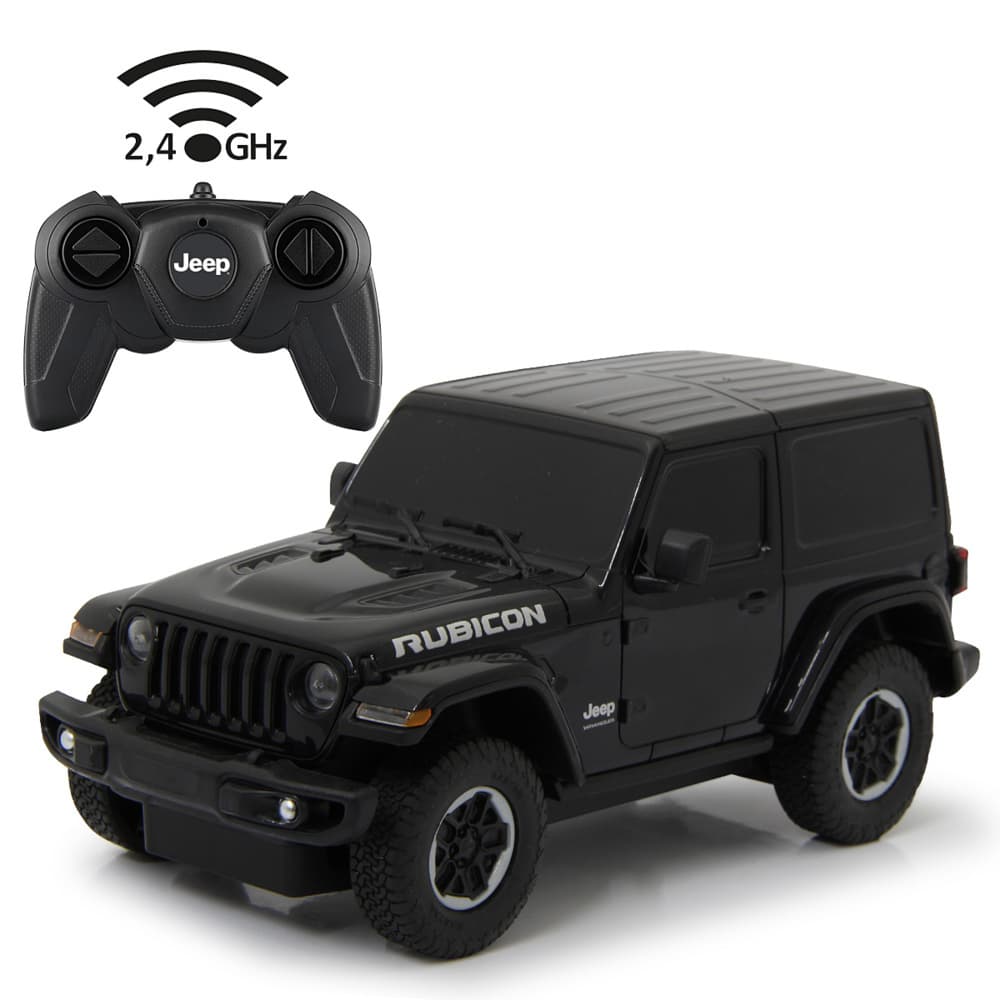 Jamara - Jeep Wrangler JL 1:24 schwarz 27MHz