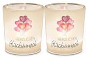 Licht + Teelicht D6H6  Herzlichen Glückwunsch