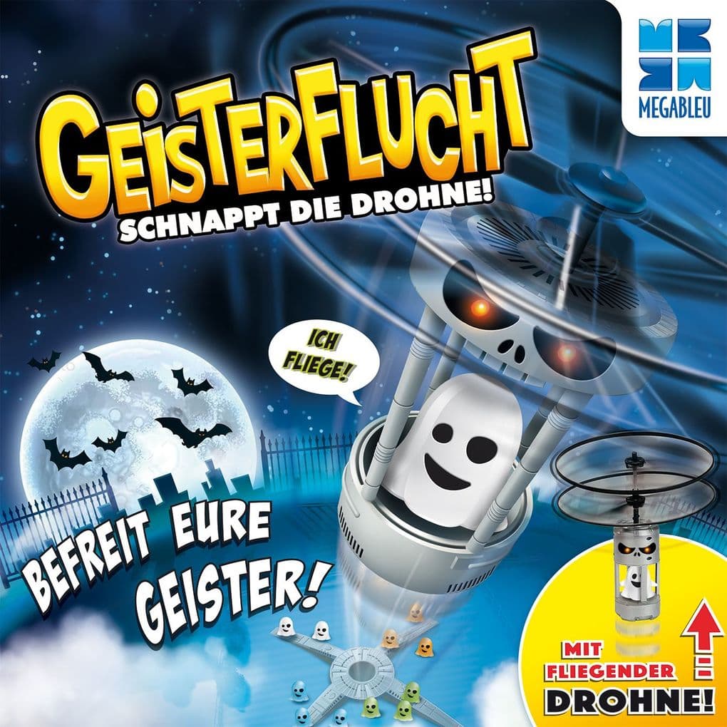 Geisterflucht - Schnappt die Drohne! (Kinderspiel)