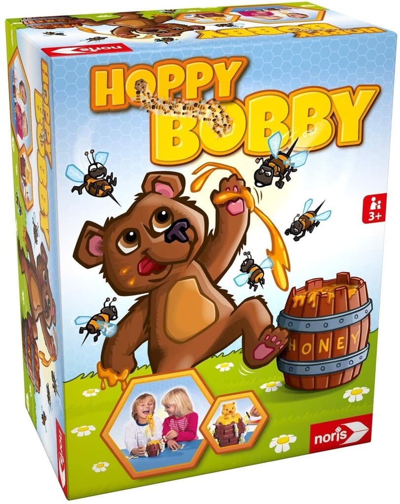 Noris 606061476 - Hoppy Bobby, Aktionsspiel, Familienspiel