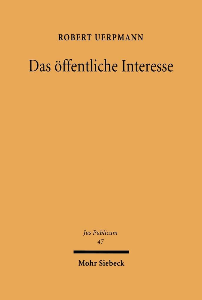 Das öffentliche Interesse