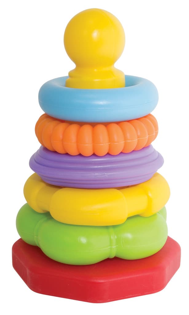 Simba 104018158 - ABC Ringpyramide 6-teilig